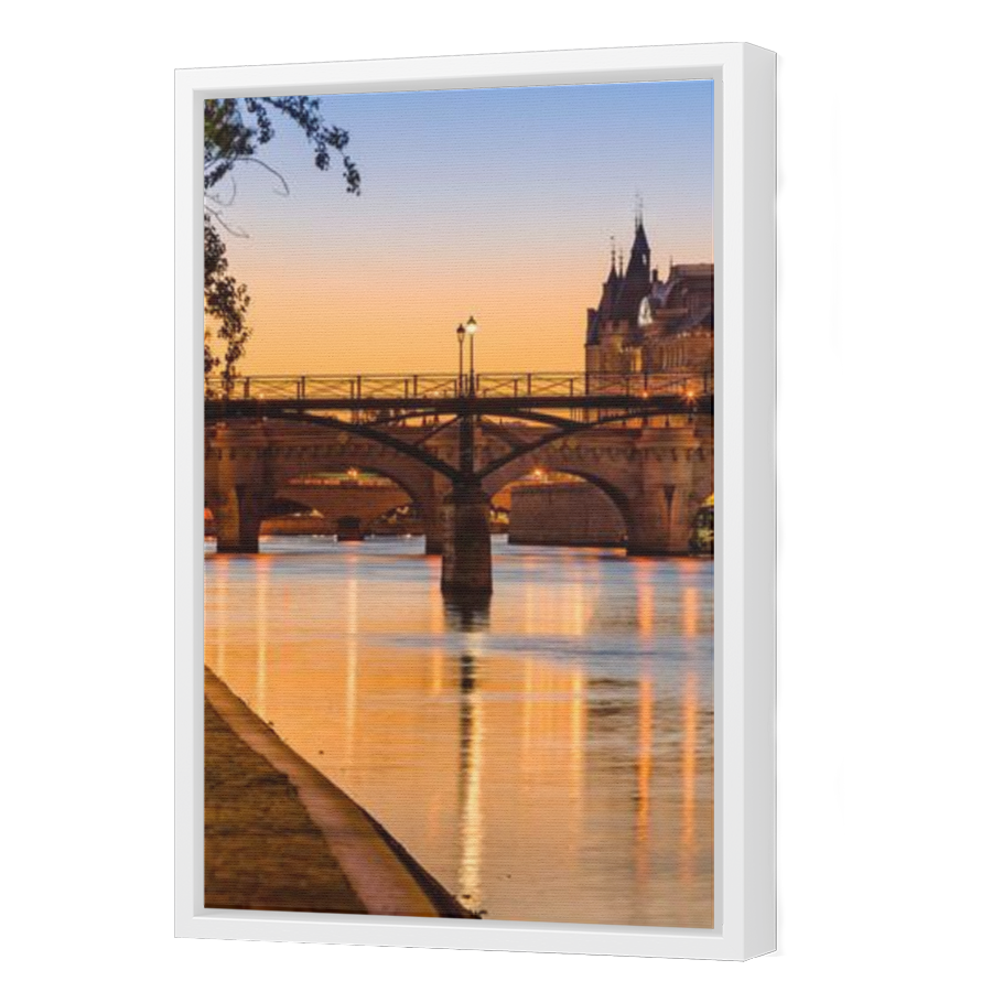 Thumbnail for Canvas - White Floating Frame
