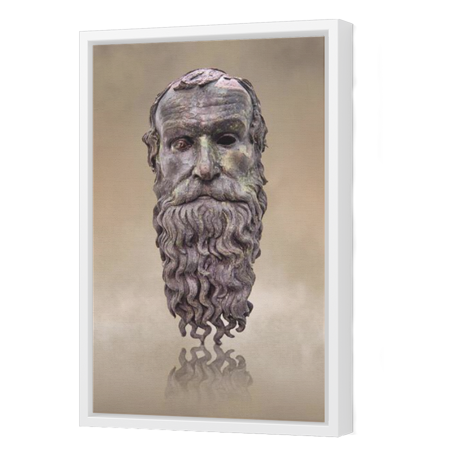 Thumbnail for Canvas - White Floating Frame