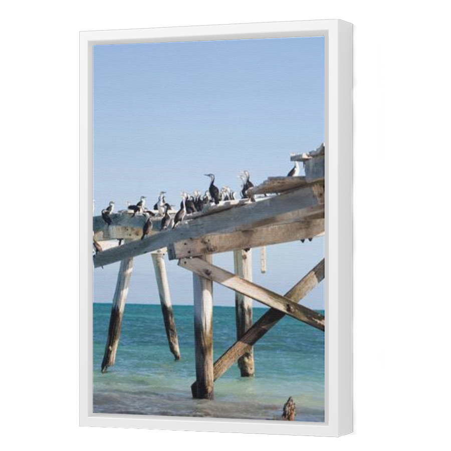 Thumbnail for Canvas - White Floating Frame