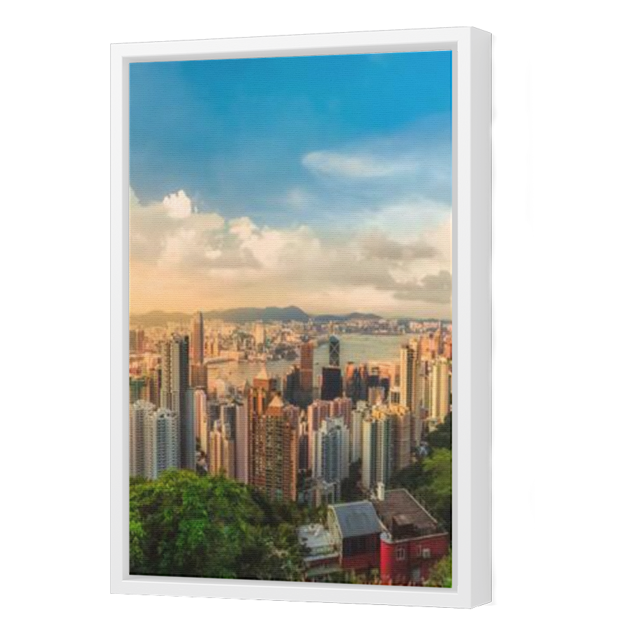 Thumbnail for Canvas - White Floating Frame