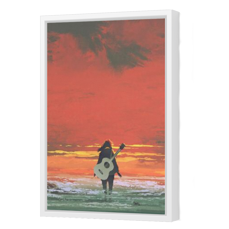 Thumbnail for Canvas - White Floating Frame