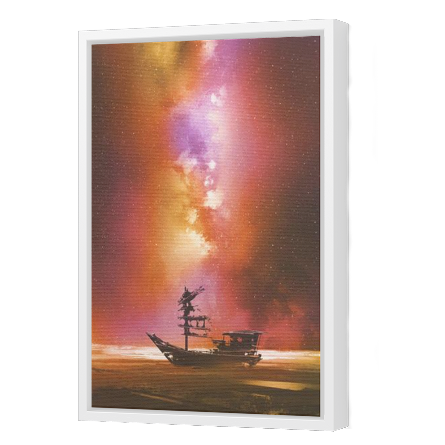 Thumbnail for Canvas - White Floating Frame
