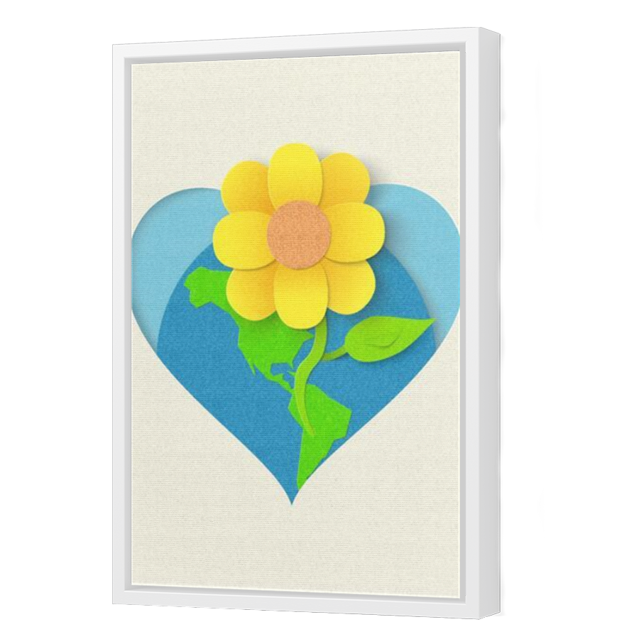 Thumbnail for Canvas - White Floating Frame