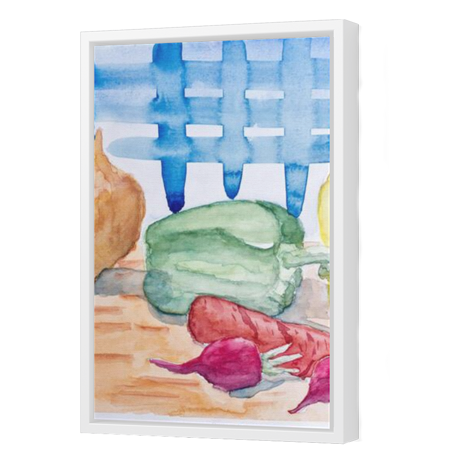 Thumbnail for Canvas - White Floating Frame