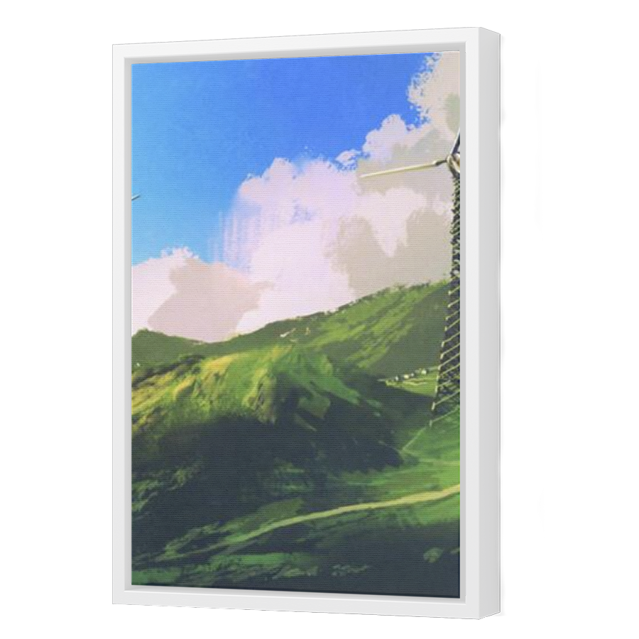 Thumbnail for Canvas - White Floating Frame