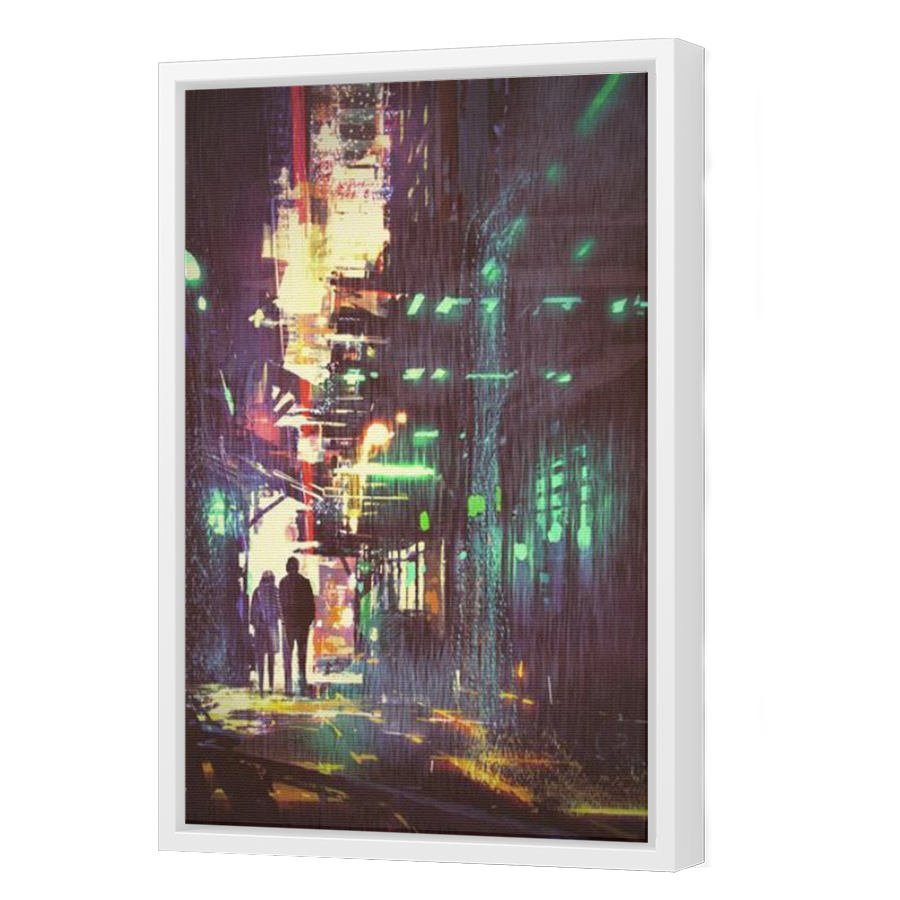 Thumbnail for Canvas - White Floating Frame