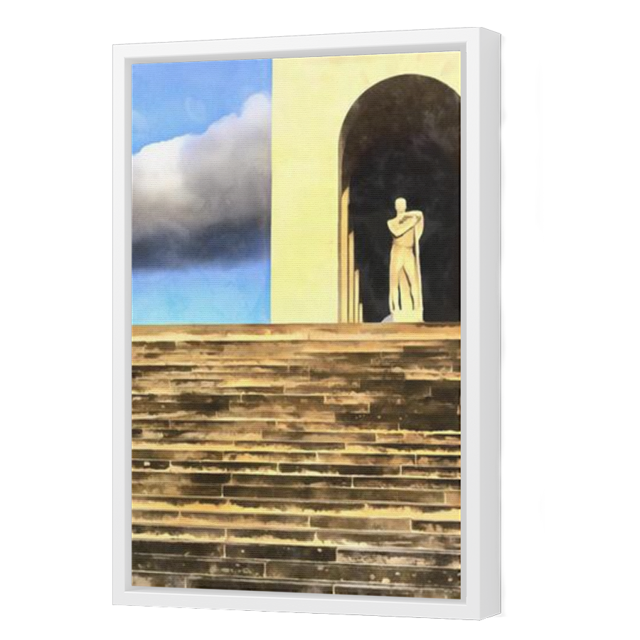 Thumbnail for Canvas - White Floating Frame