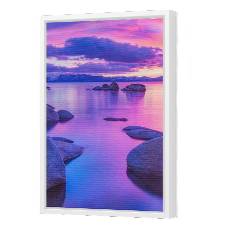 Thumbnail for Canvas - White Floating Frame
