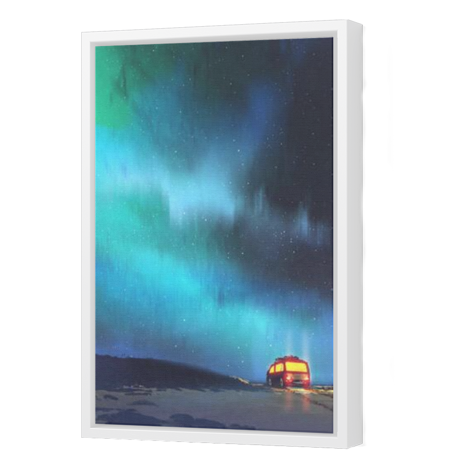 Thumbnail for Canvas - White Floating Frame