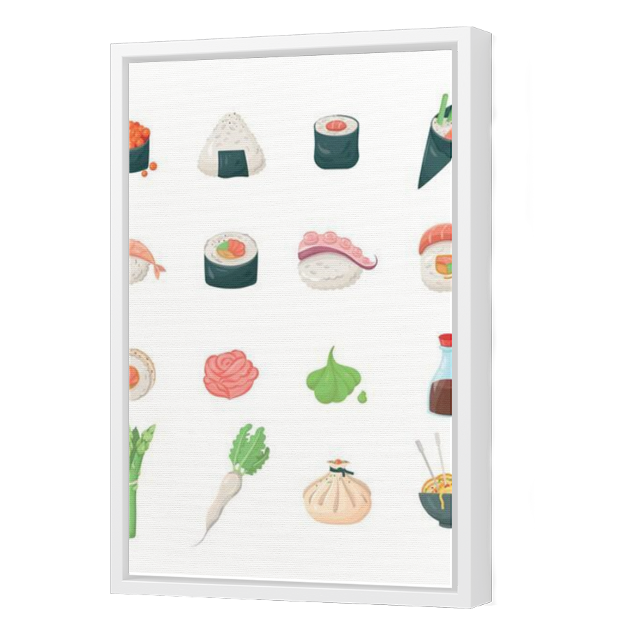 Thumbnail for Canvas - White Floating Frame