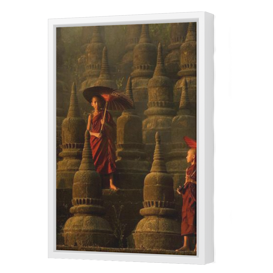Thumbnail for Canvas - White Floating Frame