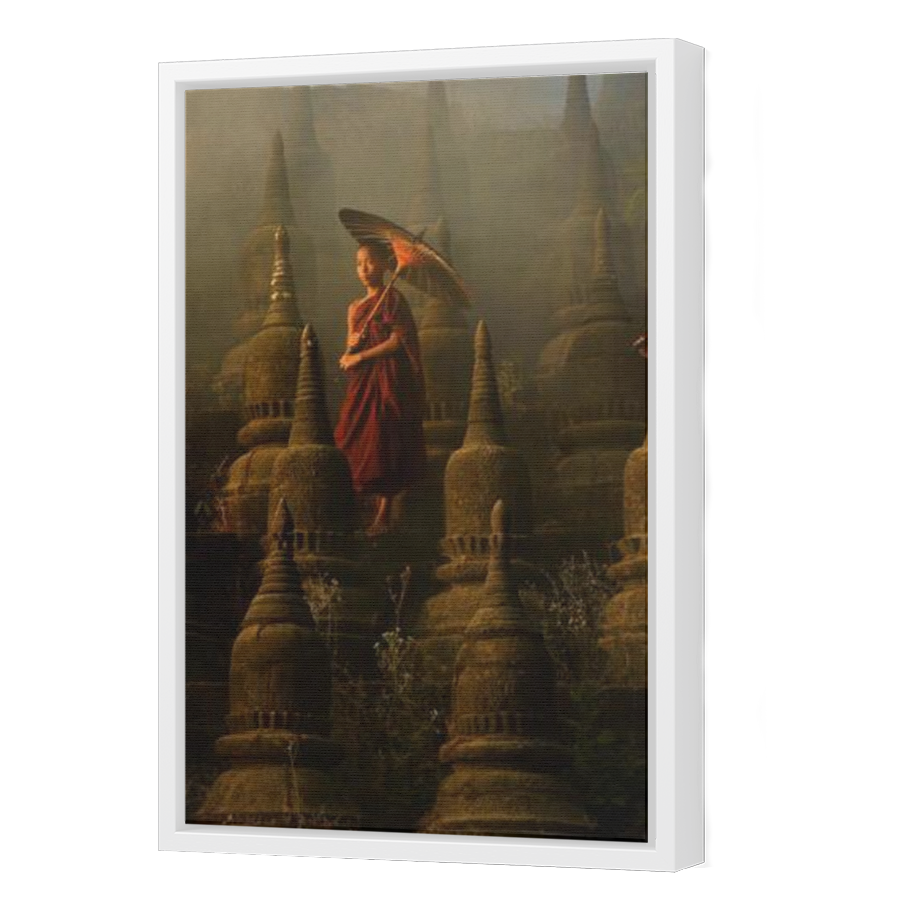 Thumbnail for Canvas - White Floating Frame