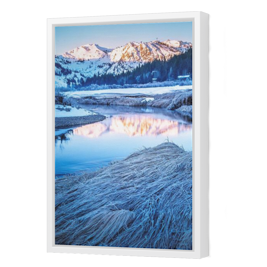 Thumbnail for Canvas - White Floating Frame