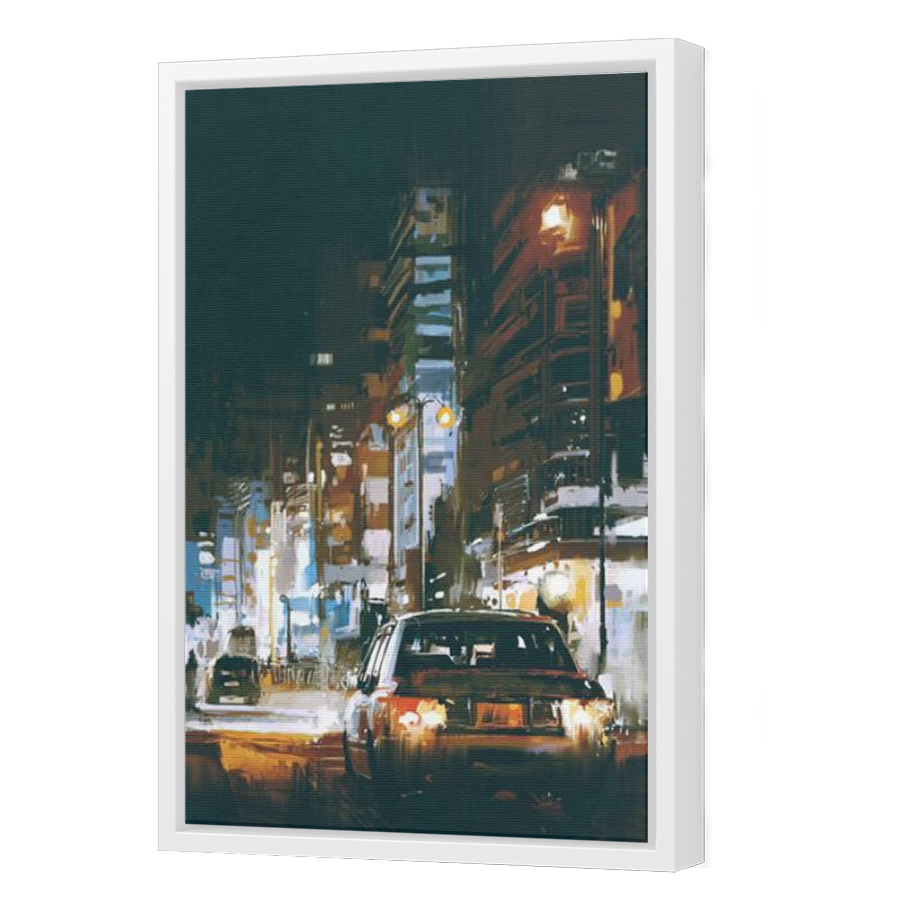 Thumbnail for Canvas - White Floating Frame