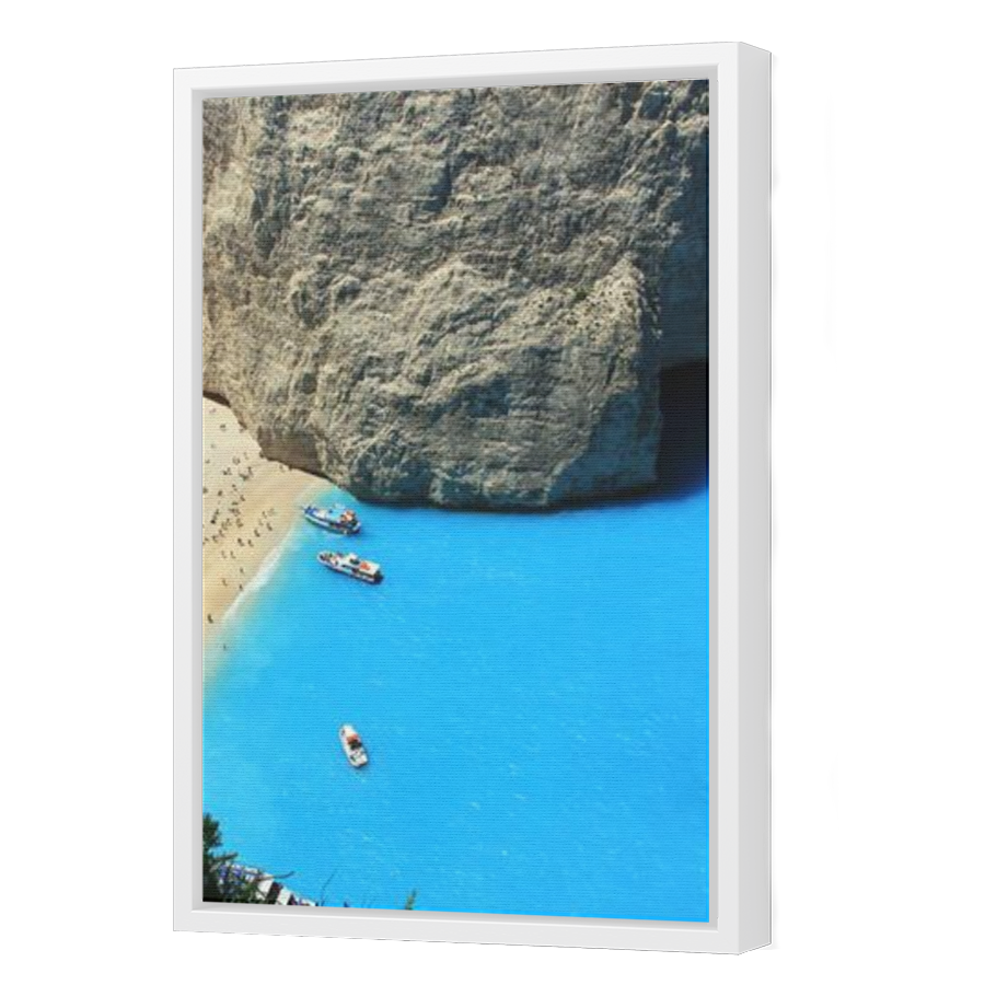 Thumbnail for Canvas - White Floating Frame