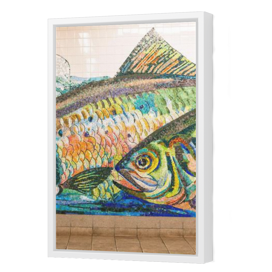 Thumbnail for Canvas - White Floating Frame