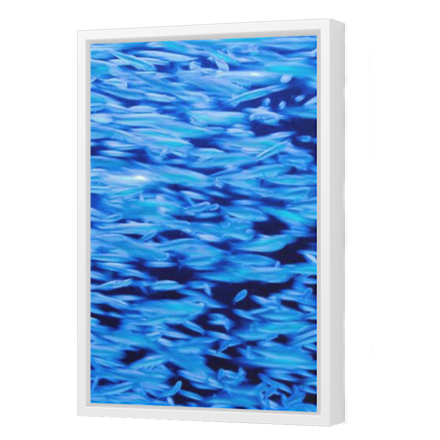 Thumbnail for Canvas - White Floating Frame