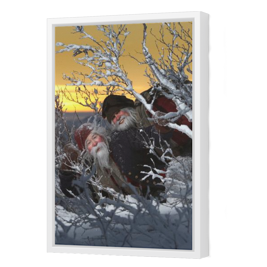 Thumbnail for Canvas - White Floating Frame