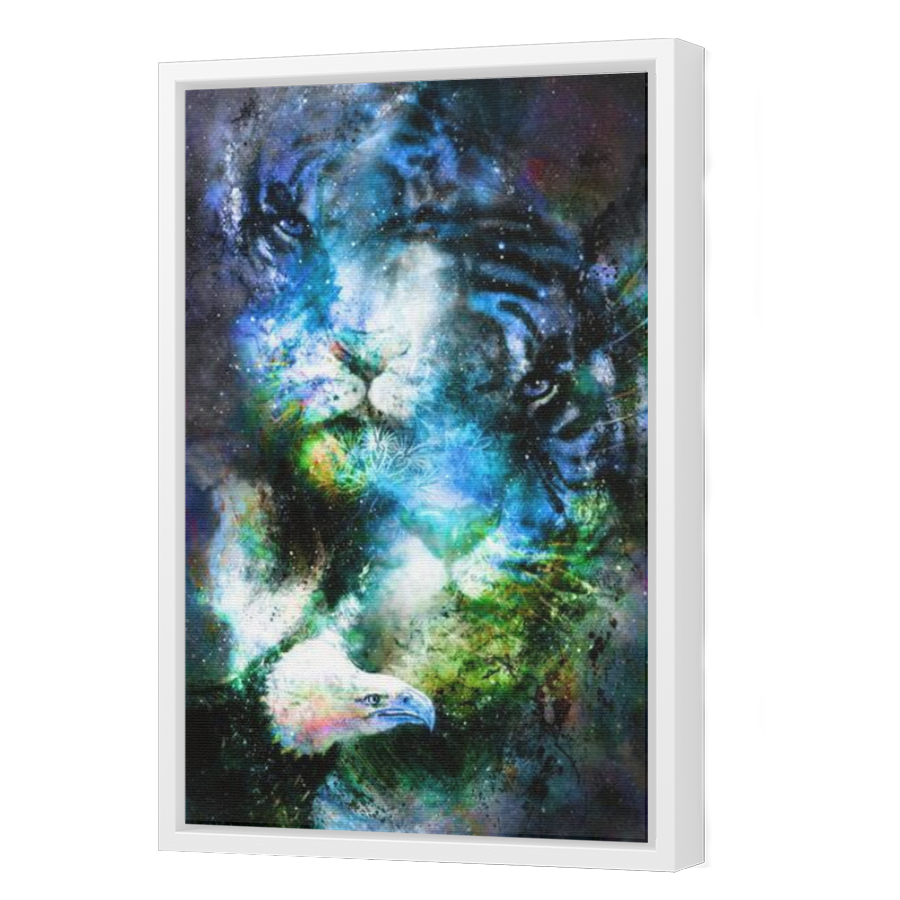 Thumbnail for Canvas - White Floating Frame