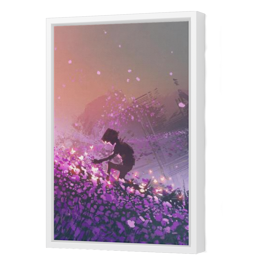 Thumbnail for Canvas - White Floating Frame