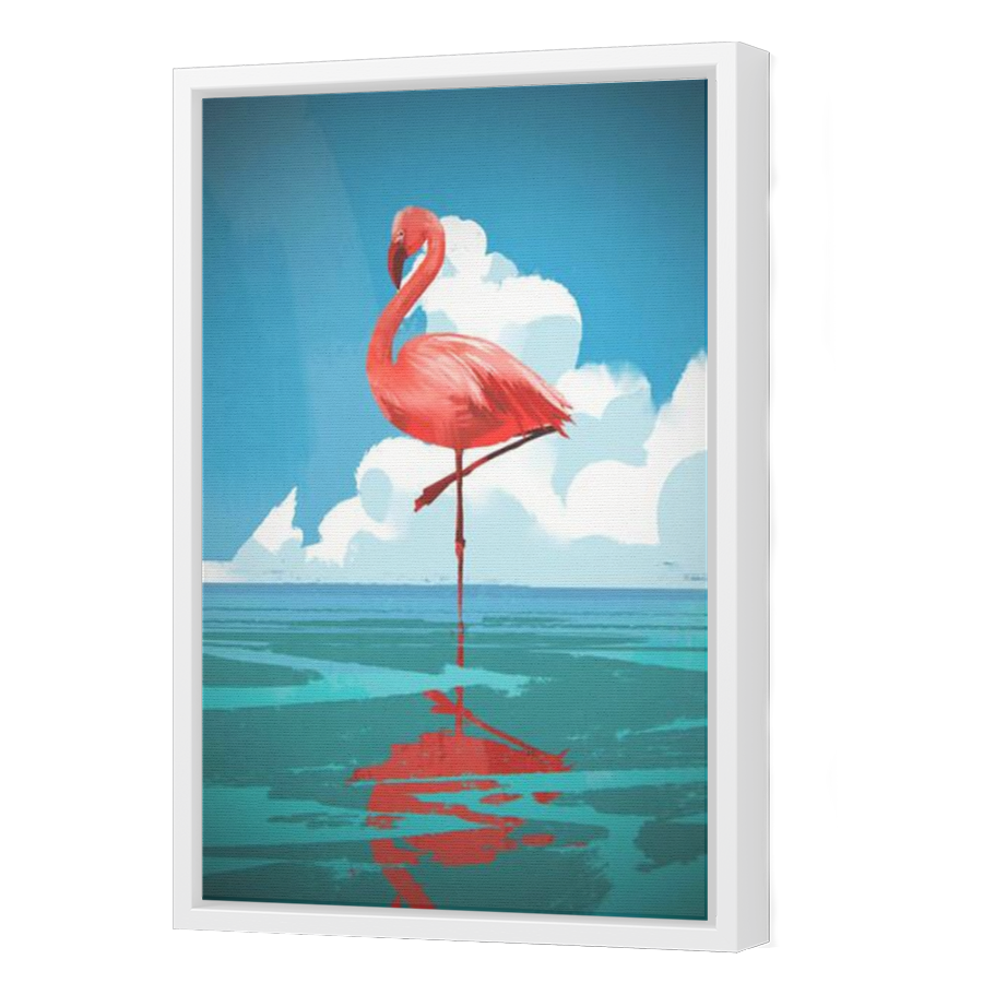 Thumbnail for Canvas - White Floating Frame