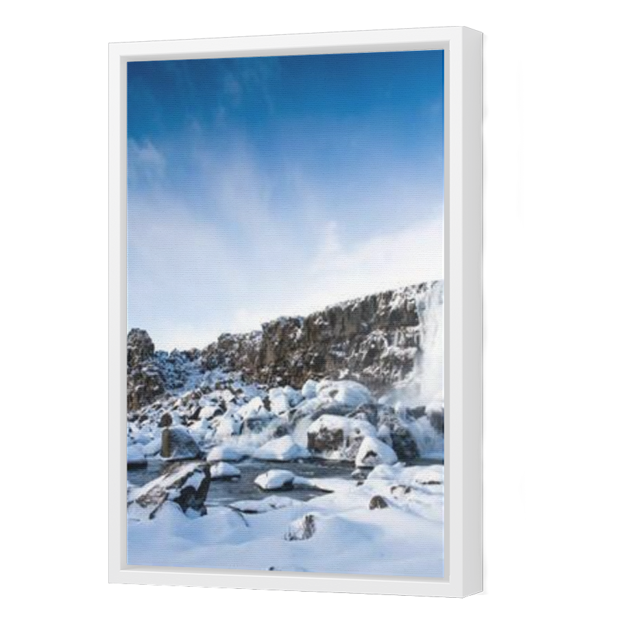 Thumbnail for Canvas - White Floating Frame