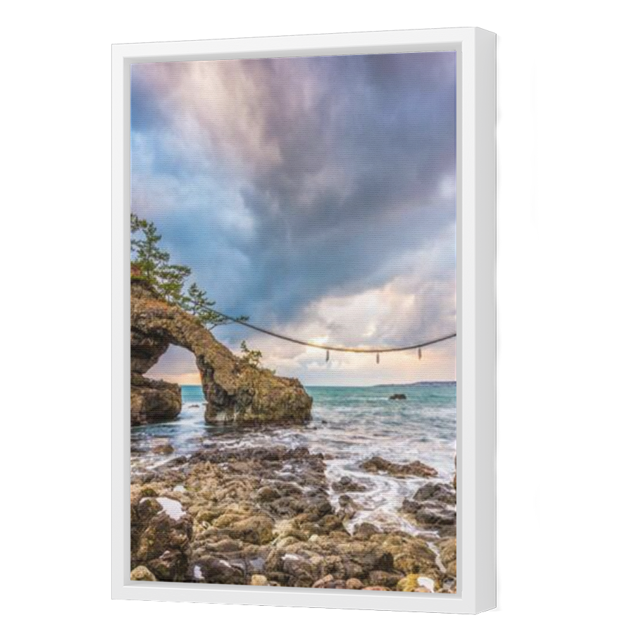 Thumbnail for Canvas - White Floating Frame
