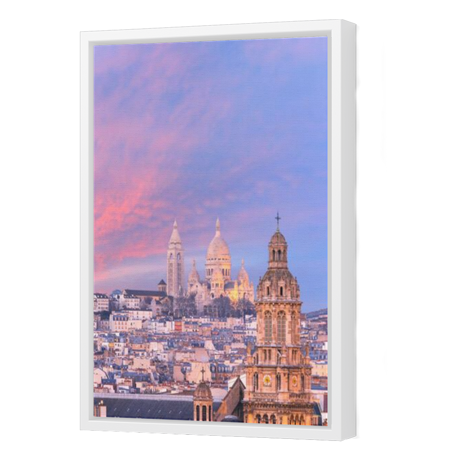 Thumbnail for Canvas - White Floating Frame