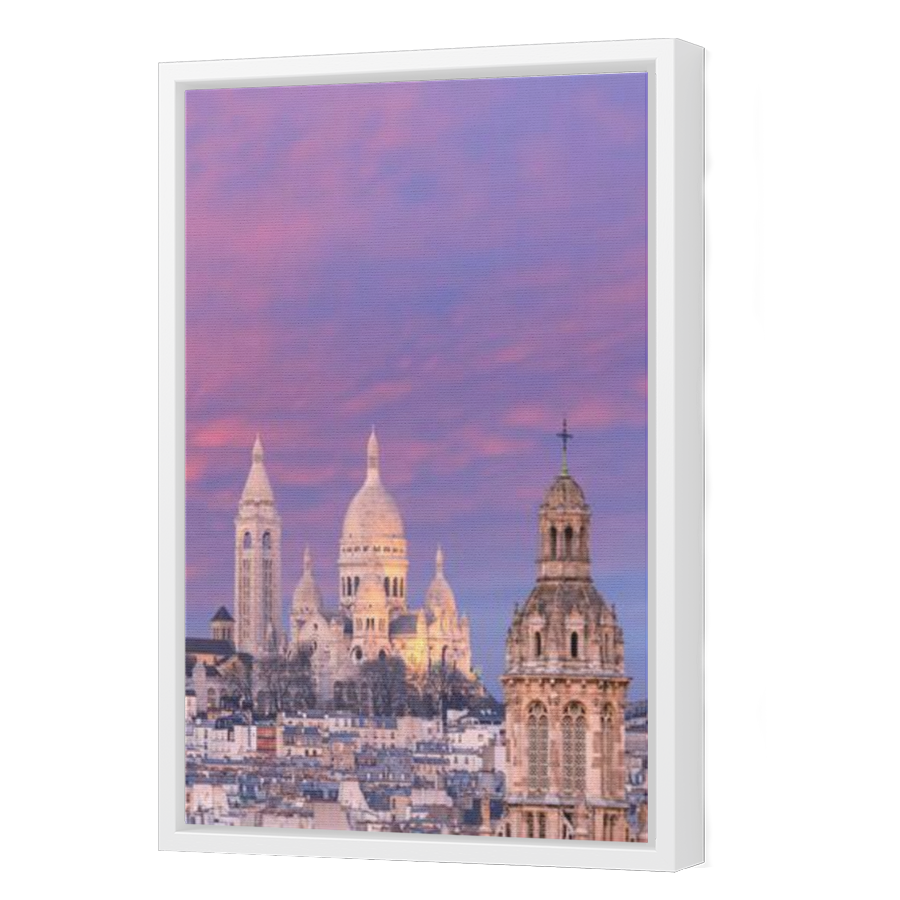 Thumbnail for Canvas - White Floating Frame
