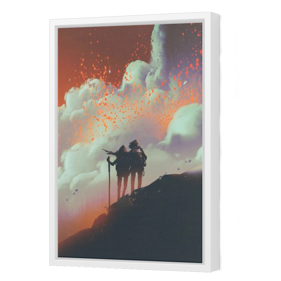Thumbnail for Canvas - White Floating Frame