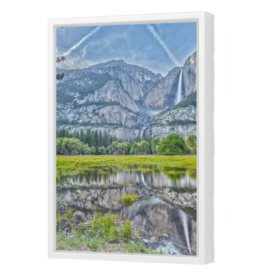 Thumbnail for Canvas - White Floating Frame