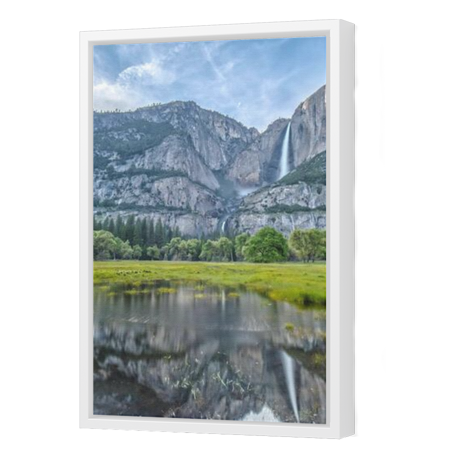 Thumbnail for Canvas - White Floating Frame