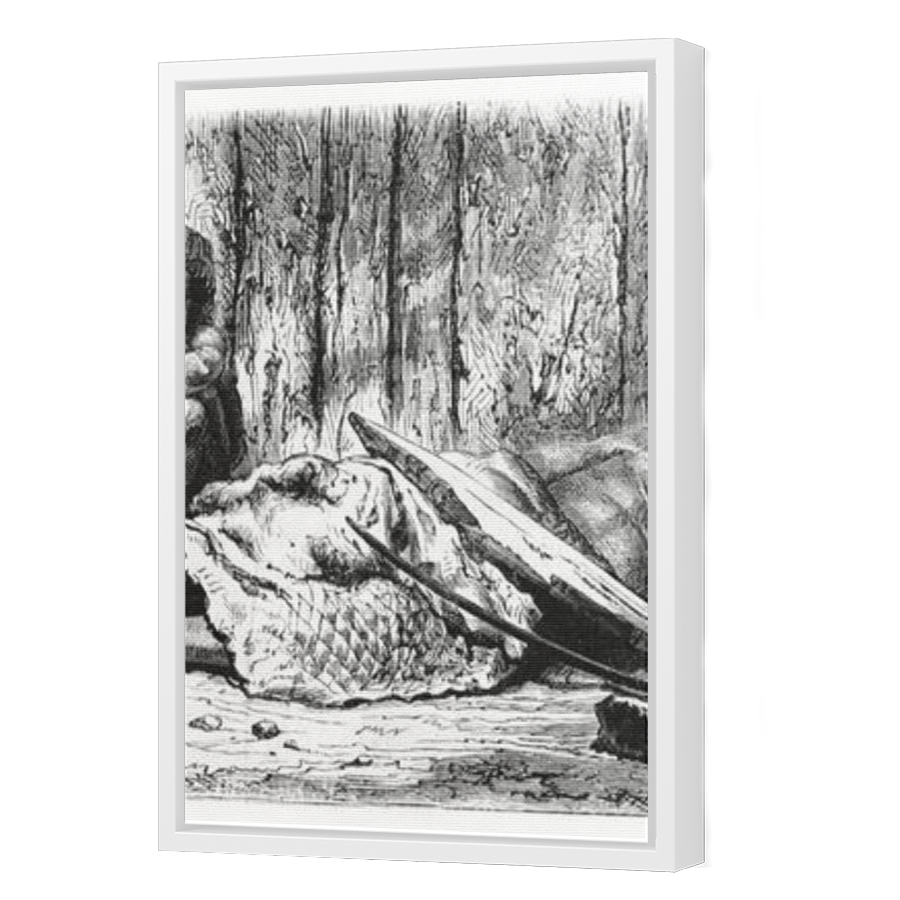 Thumbnail for Canvas - White Floating Frame