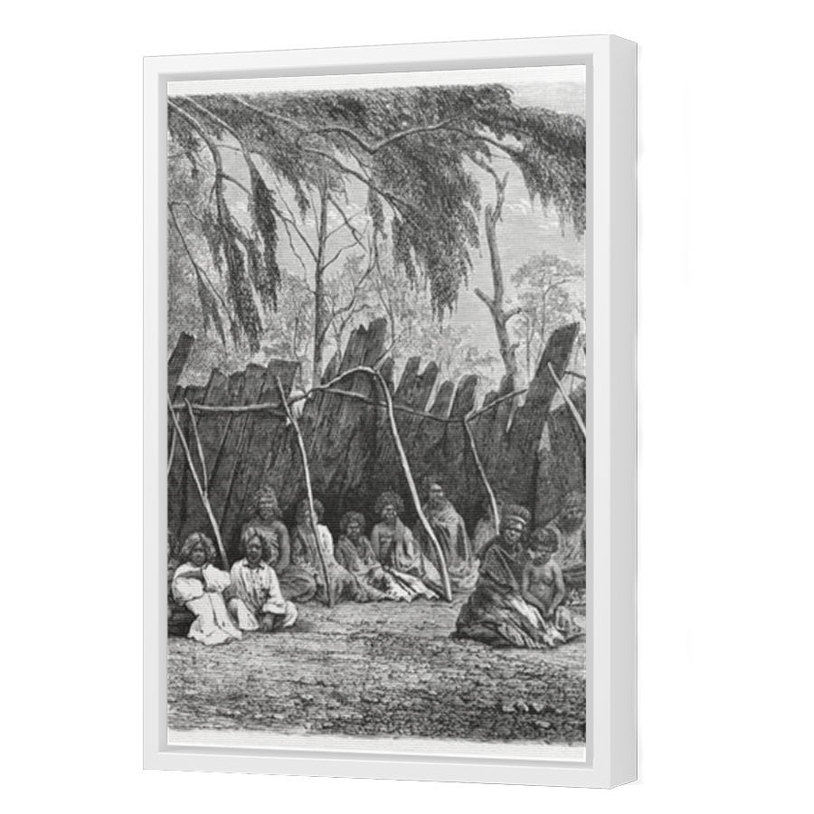 Thumbnail for Canvas - White Floating Frame