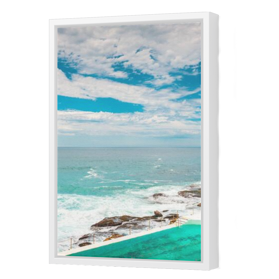 Thumbnail for Canvas - White Floating Frame