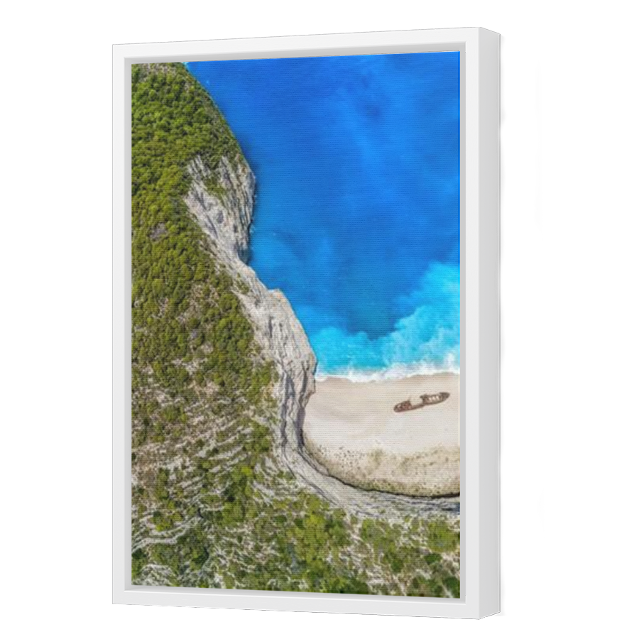 Thumbnail for Canvas - White Floating Frame