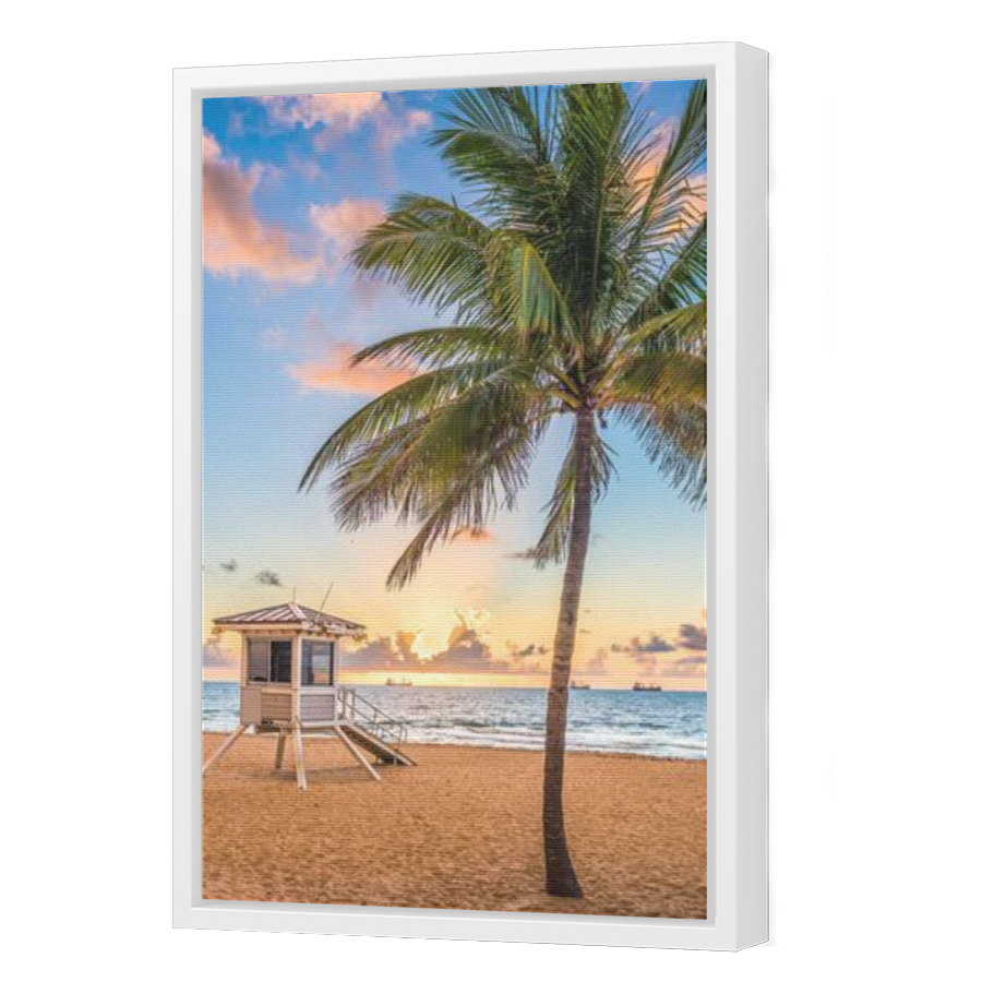 Thumbnail for Canvas - White Floating Frame