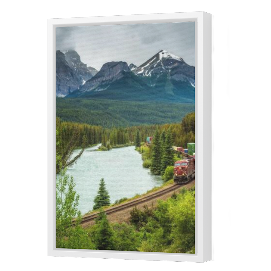 Thumbnail for Canvas - White Floating Frame