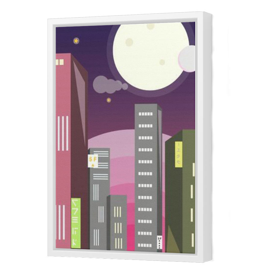 Thumbnail for Canvas - White Floating Frame