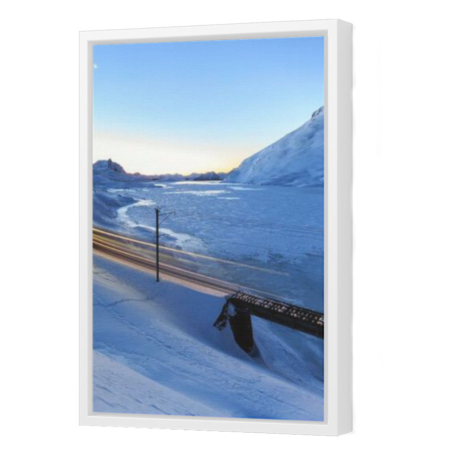 Thumbnail for Canvas - White Floating Frame