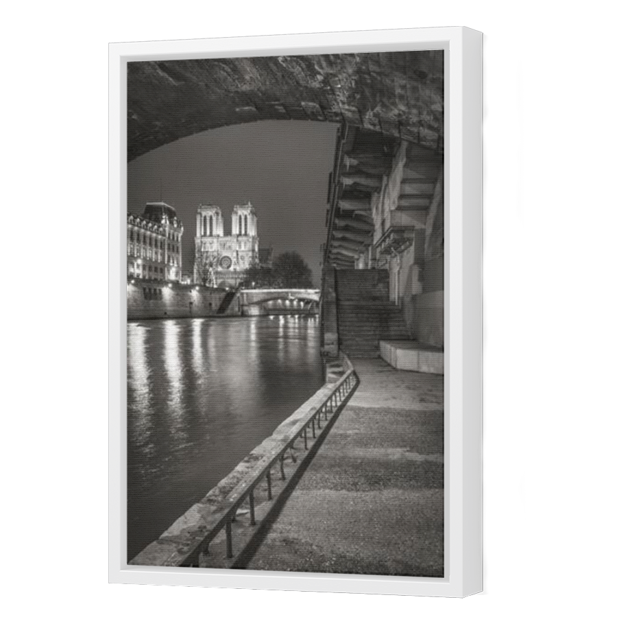 Thumbnail for Canvas - White Floating Frame