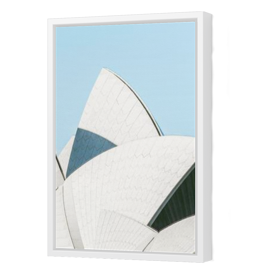 Thumbnail for Canvas - White Floating Frame