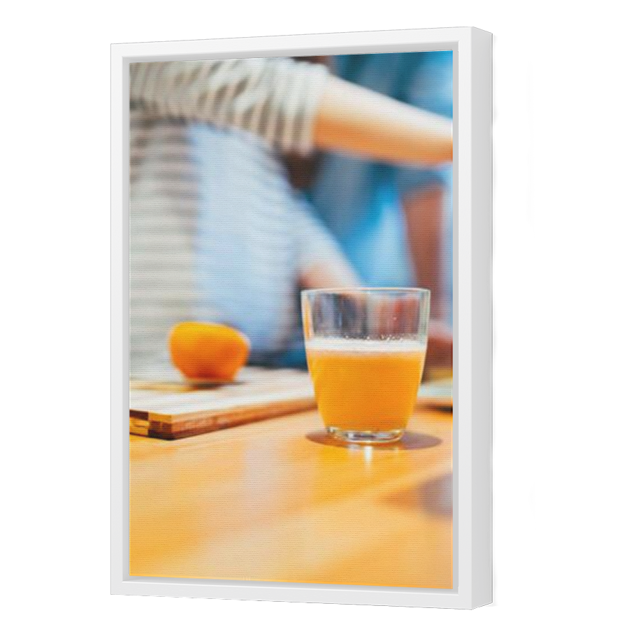 Thumbnail for Canvas - White Floating Frame