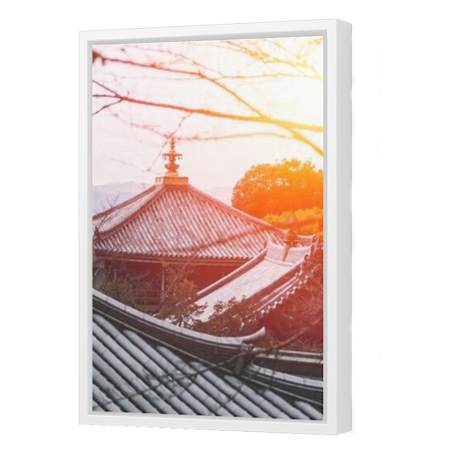 Thumbnail for Canvas - White Floating Frame