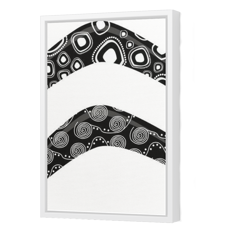 Thumbnail for Canvas - White Floating Frame