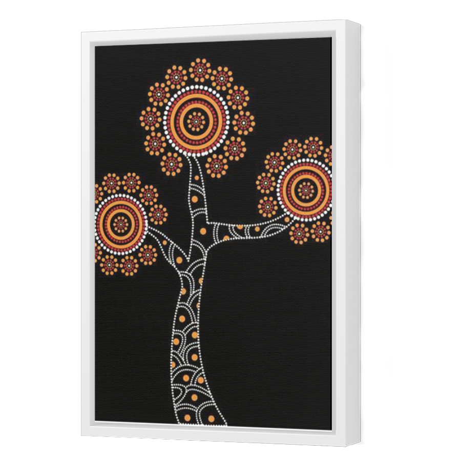 Thumbnail for Canvas - White Floating Frame