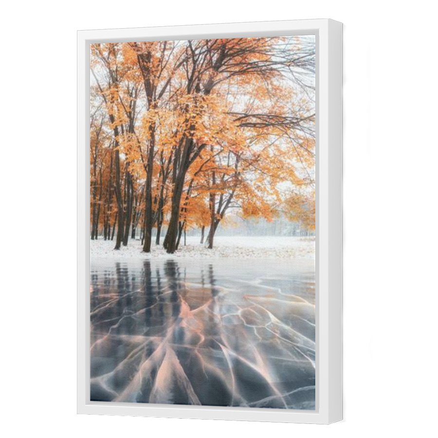 Thumbnail for Canvas - White Floating Frame