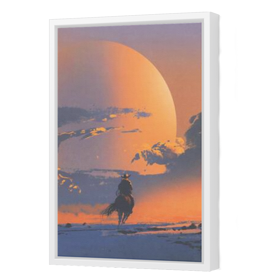 Thumbnail for Canvas - White Floating Frame
