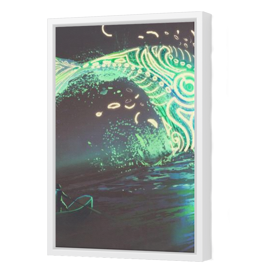 Thumbnail for Canvas - White Floating Frame