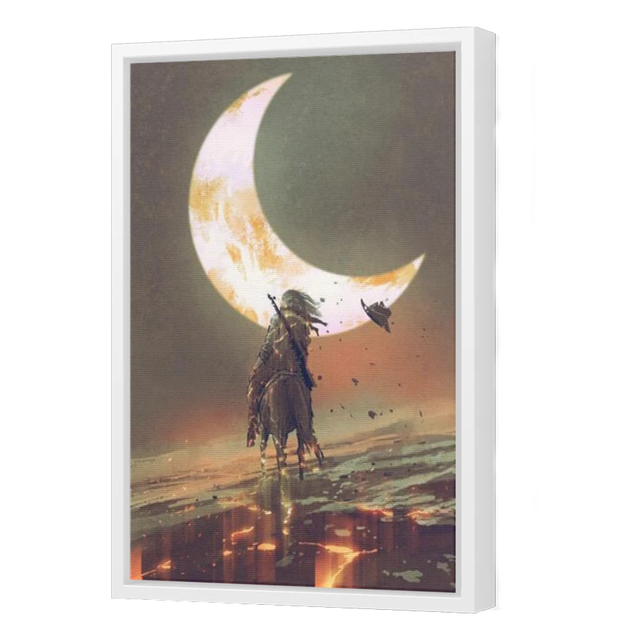 Thumbnail for Canvas - White Floating Frame
